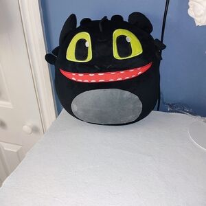 Black and Gray Dragon Plush